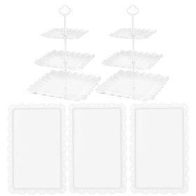 RAUVOLFIA 3-tier cupcake stand assembled for an elegant dessert display