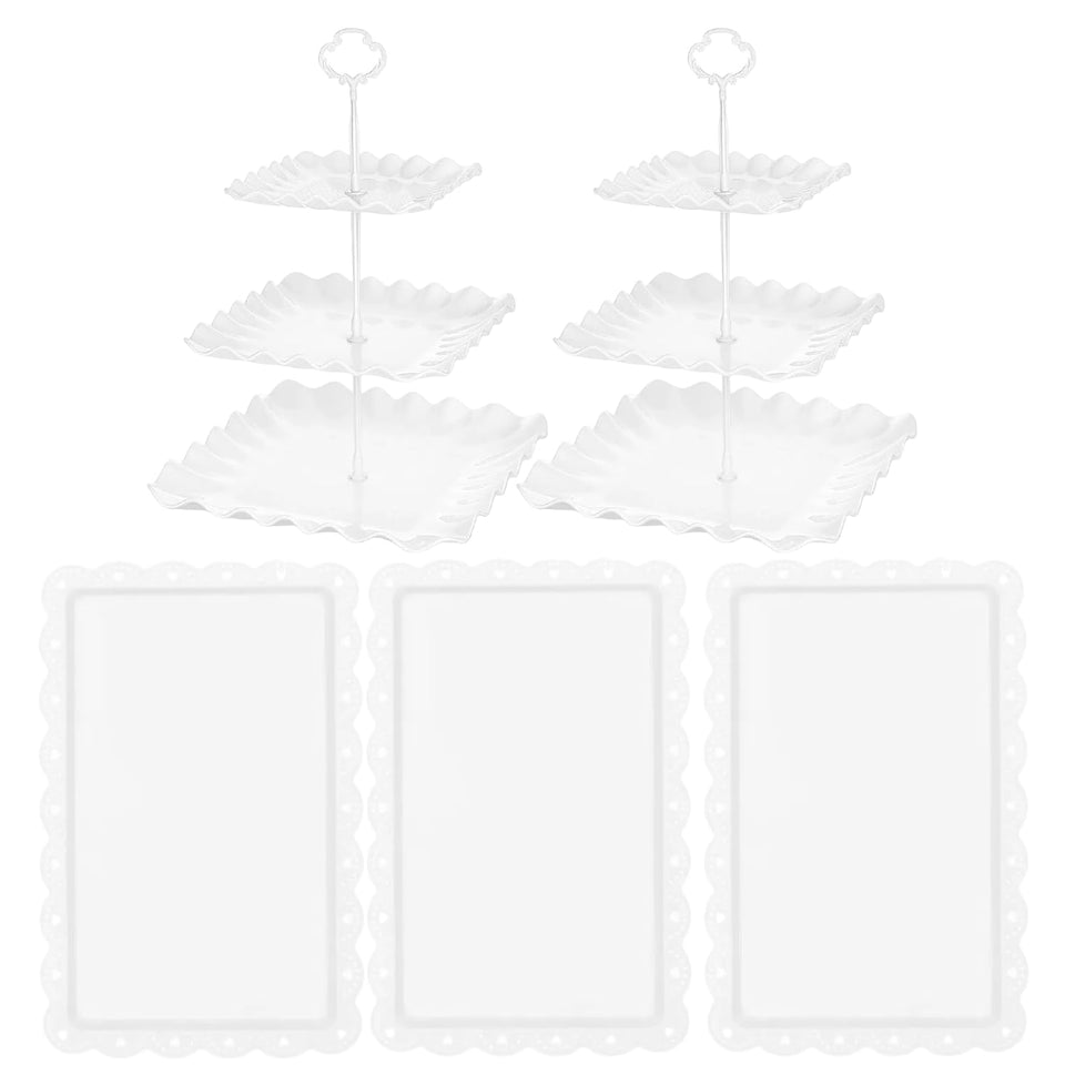 RAUVOLFIA 3-tier cupcake stand assembled for an elegant dessert display