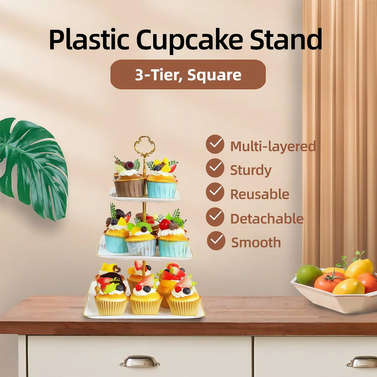 RAUVOLFIA easy-assembly and stackable design for compact storage.