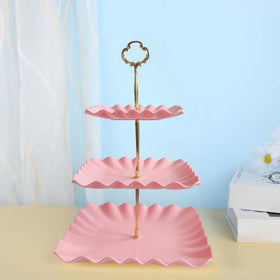 RAUVOLFIA pink dessert display doubles as a holiday centerpiece and party decor.