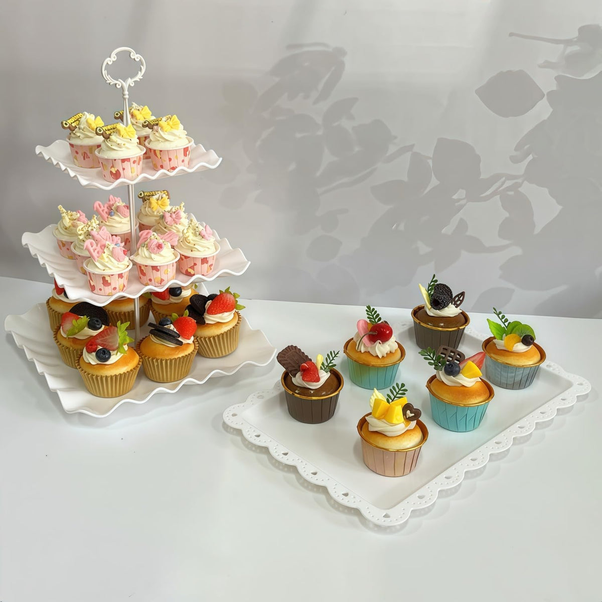 RAUVOLFIA 14x9 inch trays are BPA-free and durable for serving
