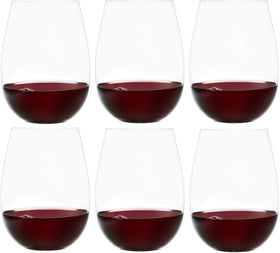 Ravenscroft Sweethome 17oz stemless glass, front view, adds refined style to everyday gatherings.