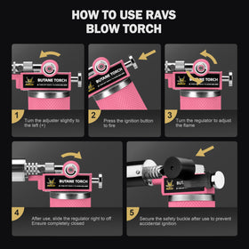 RAVS torch shown as a gift-ready tool for women and men.