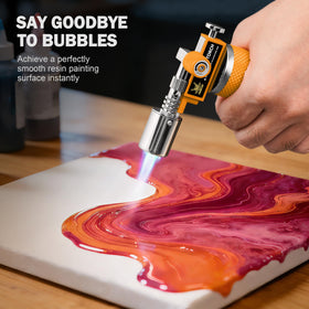 RAVS Adjustable flame control for tailored heat.