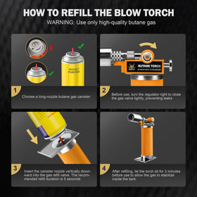 RAVS Torch includes accessories for maintenance and venting.