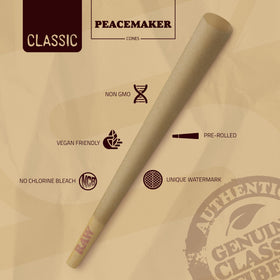 RAW Peacemaker Cones Classic 27-pack with tips included for easy packing