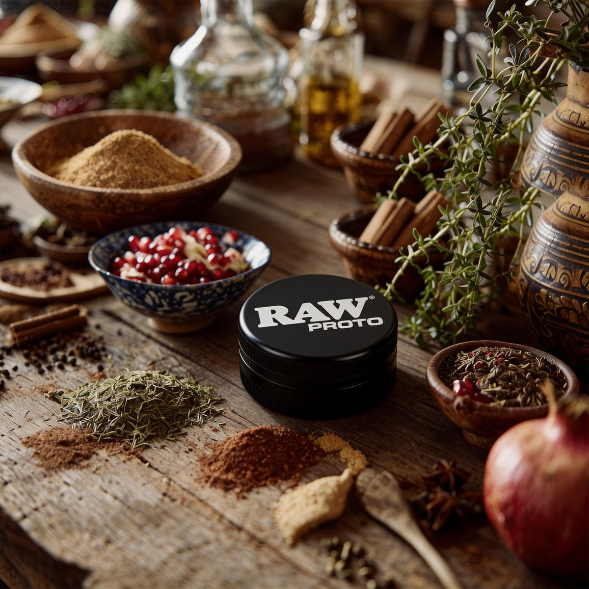 RAW Proto grinder built with durable-metal-construction for daily use.