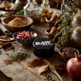 RAW Proto grinder built with durable-metal-construction for daily use.