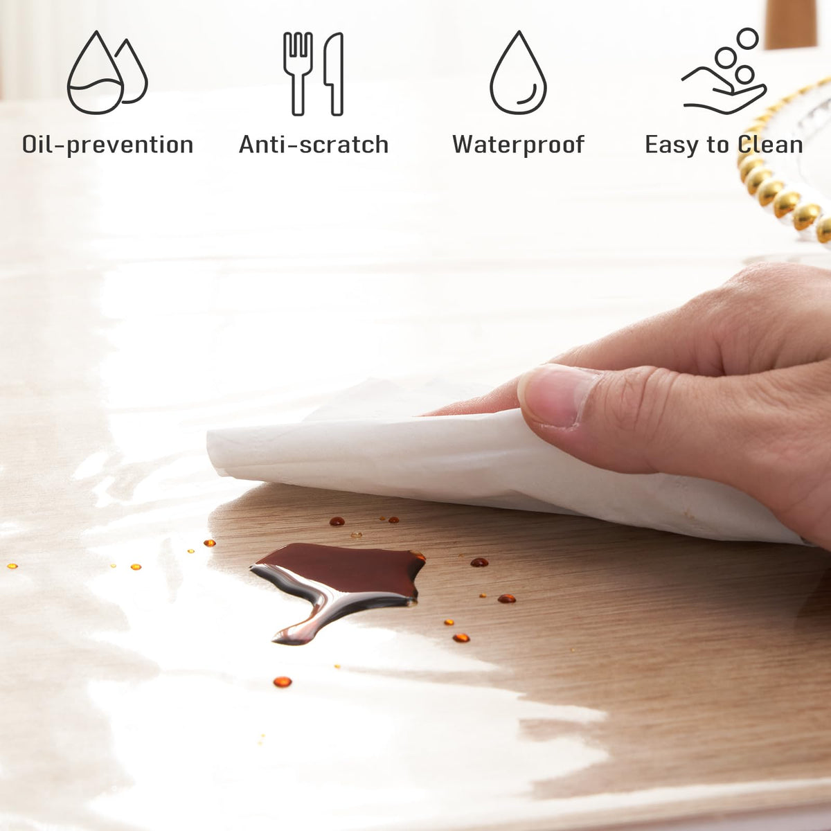 Rawgoodz kid-friendly tablecloth protection for family dining