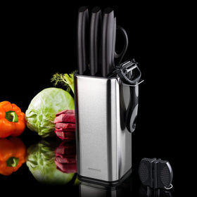 RAXCO 8-inch chef knife ready for precise chopping