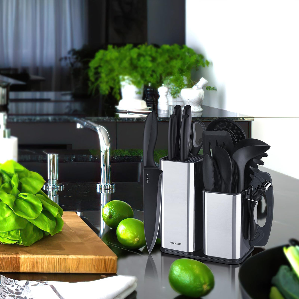 RAXCO silicone utensils with heat resistance for safe cooking