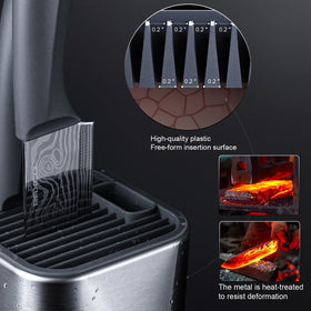 RAXCO stainless steel knife holder keeping blades organized
