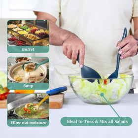 RayPard durable, eco-friendly wheat straw utensils with a smooth surface for easy cleaning.