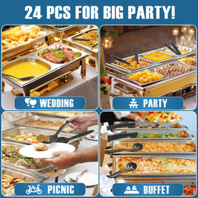 RayPard party buffet utensils create stylish, convenient serving setups