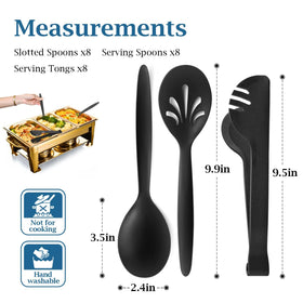 RayPard 10-inch slotted spoon ideal for draining and serving