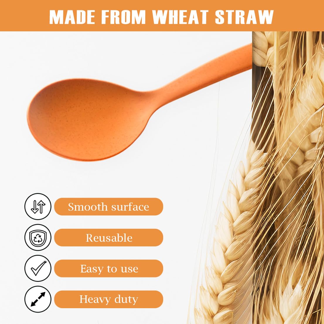 RayPard durable, reusable wheat straw design for multiple events.