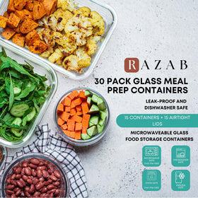 Razab snap-lock lid with airtight seal keeps meals fresh