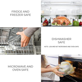 Razab airtight lid prevents leaks and spills during storage