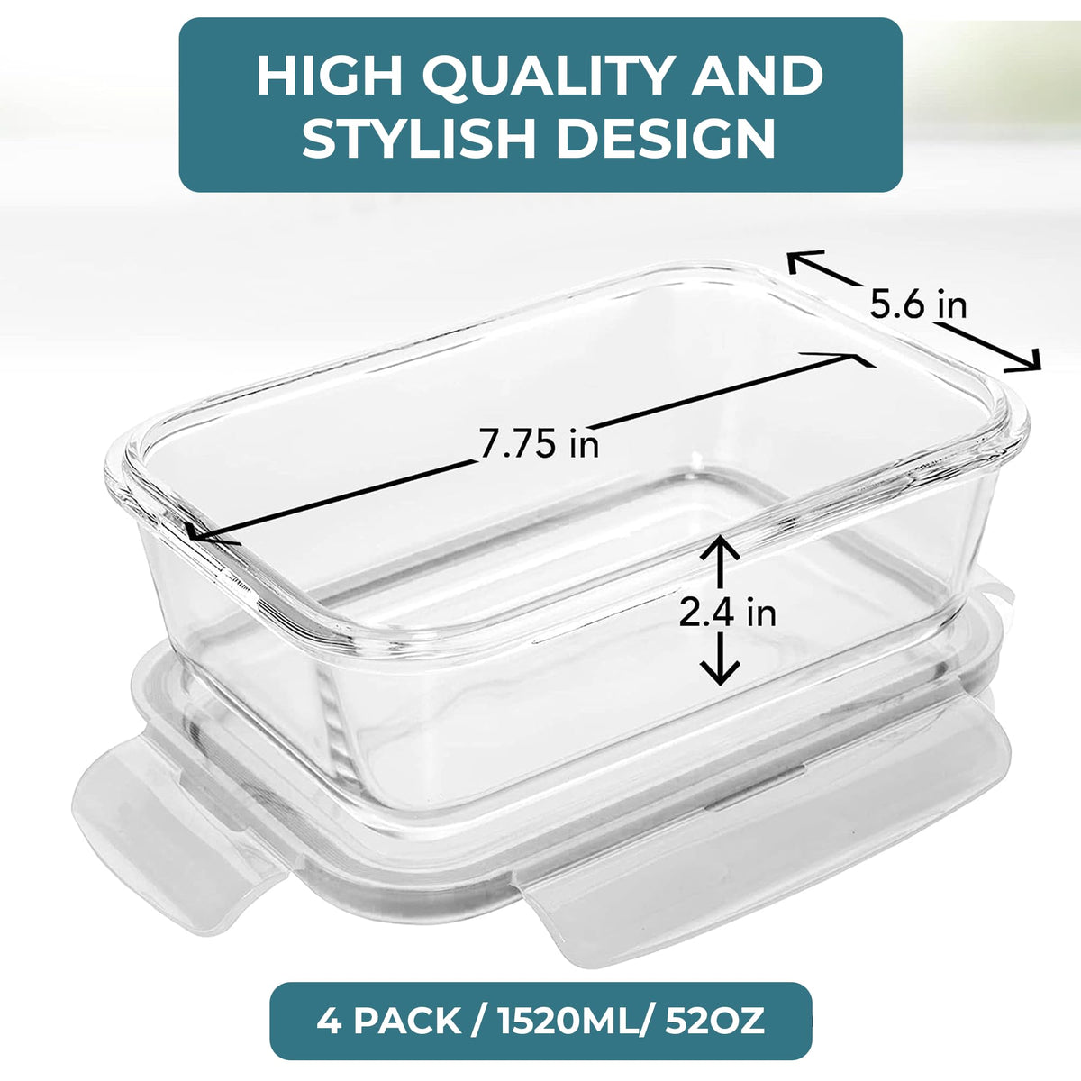 Razab borosilicate glass shows clear, sturdy construction for versatile kitchen use