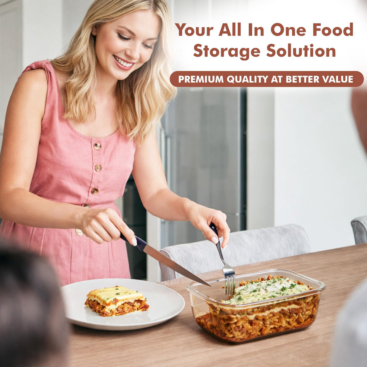 Razab BPA-free lid helps keep food fresh.