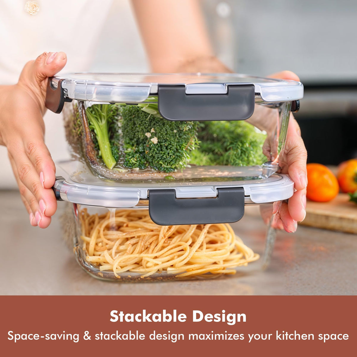 Razab freezer-safe glass storage ideal for leftovers