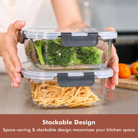 Razab freezer-safe glass storage ideal for leftovers