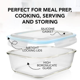 Razab container suitable for fridge and microwave use without lid.