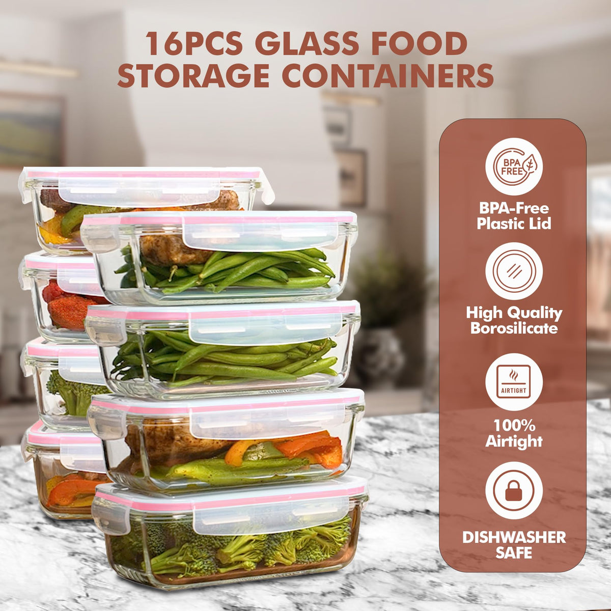 Razab microwave-oven-safe container, food can go directly from cooking to storage.
