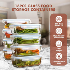 Razab reusable BPA-free glass containers offer a safe kitchen option.