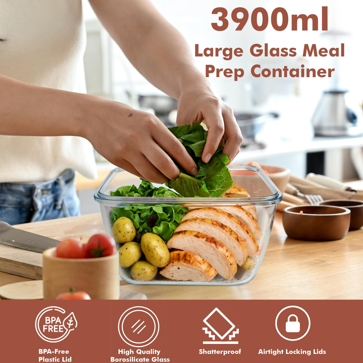 Razab reusable glass storage promotes a sustainable kitchen routine.