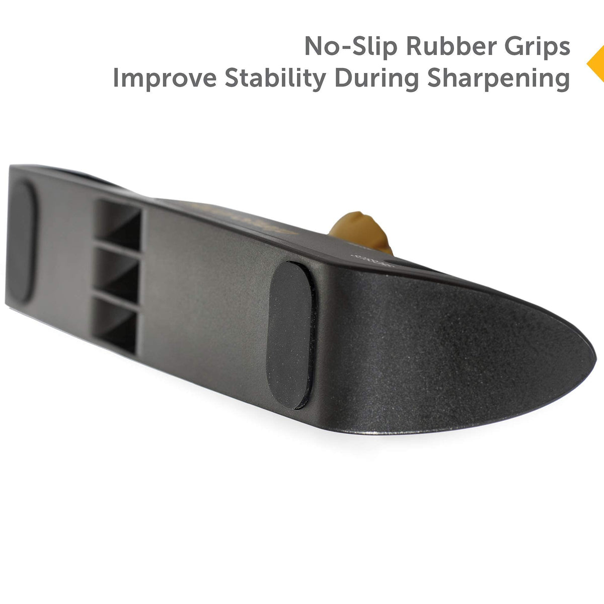 RAZORSHARP knife sharpener kitchen-setup compact design saves counter space.