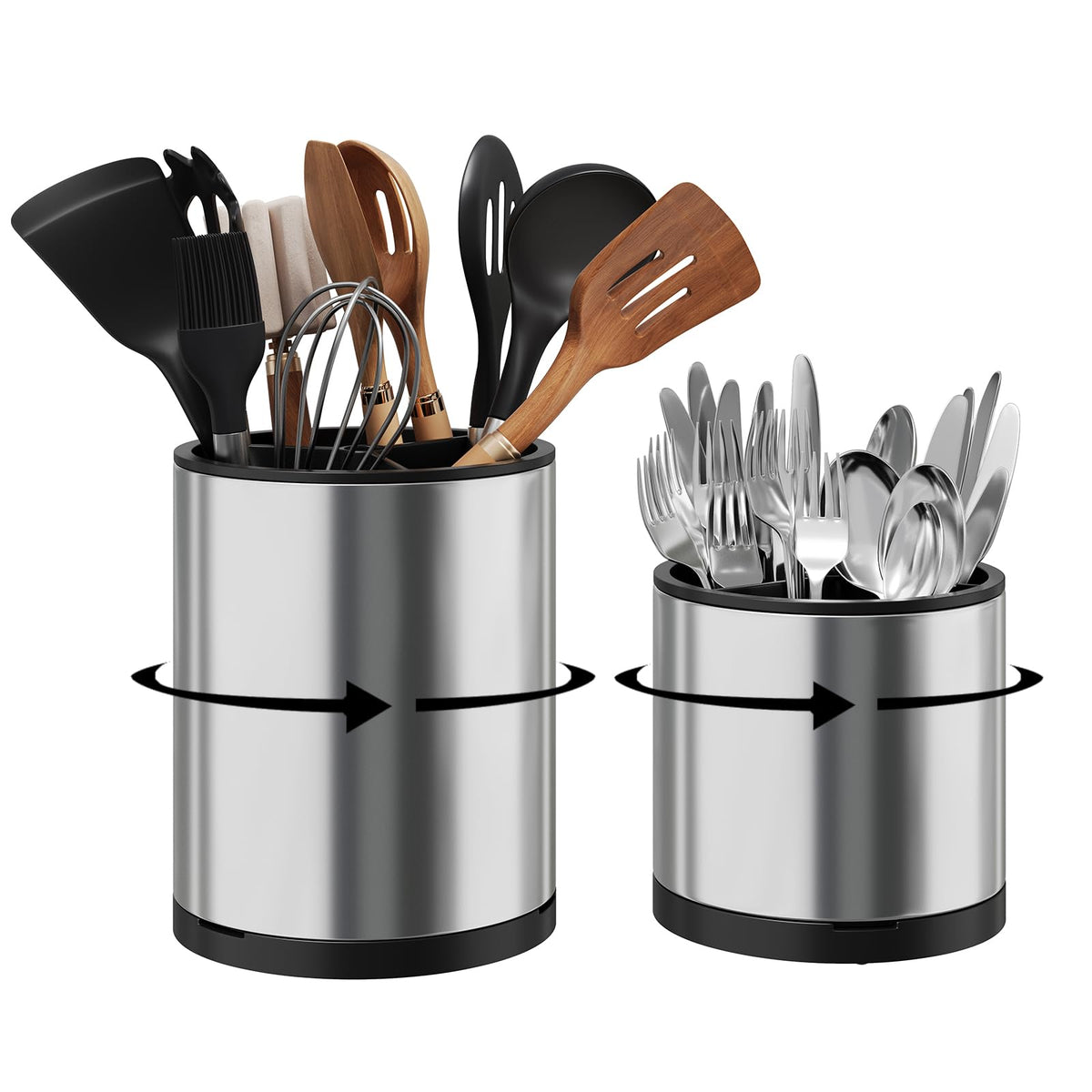 Rcemlip 360° rotation utensil holder for quick access during cooking.