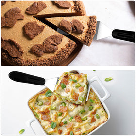 RCMo stainless steel spatula with ergonomic handle for comfort