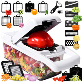 RCOMG 25-in-1 chopper blades for fast, uniform dicing