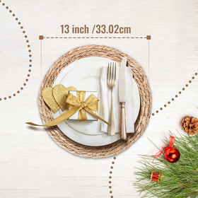 Rcrirth durable and easy-clean placemats ideal for indoor and outdoor use