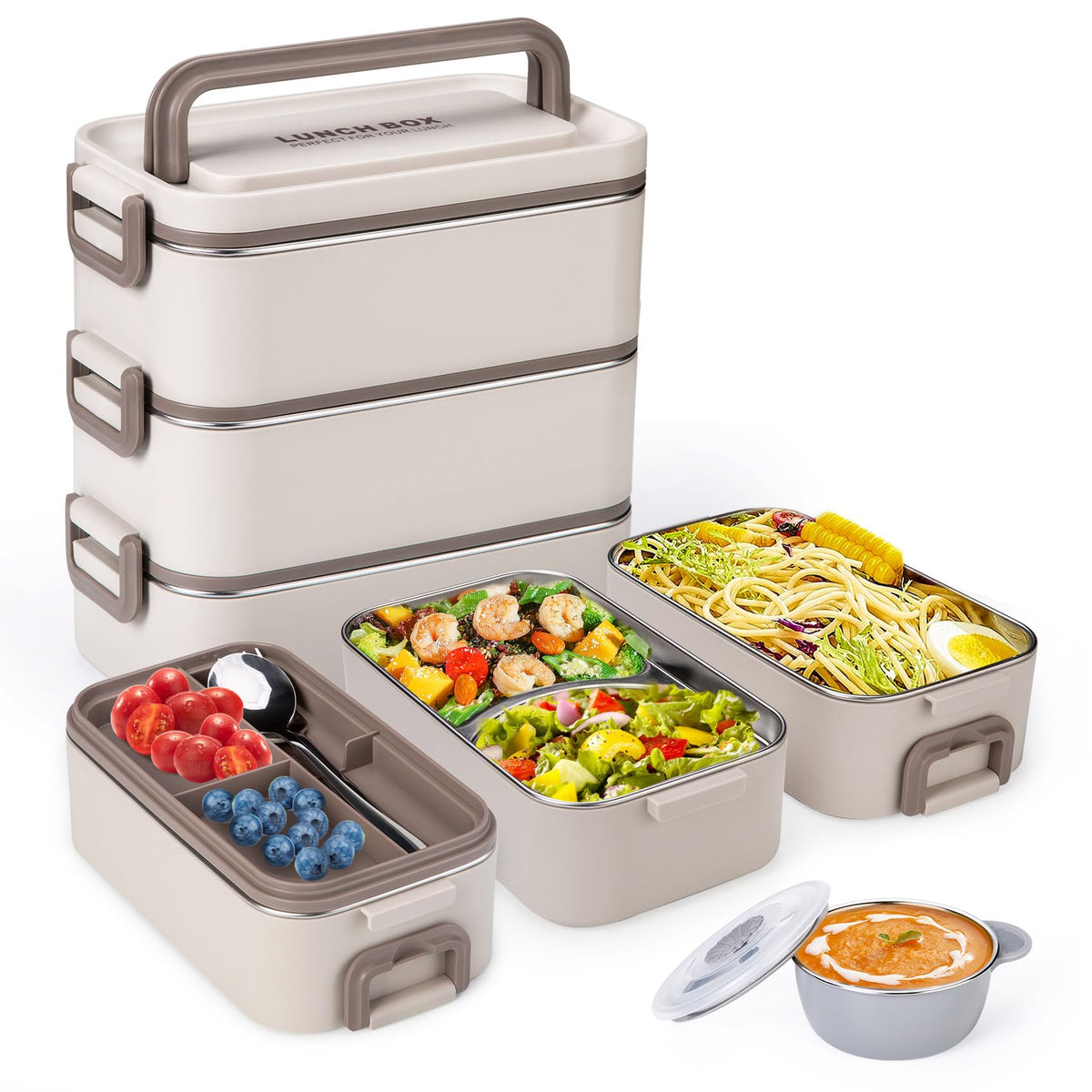 Reabulun set includes soup bowl and utensils for complete meals