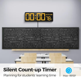 REACHER temperature readout display keeps you aware of room conditions.