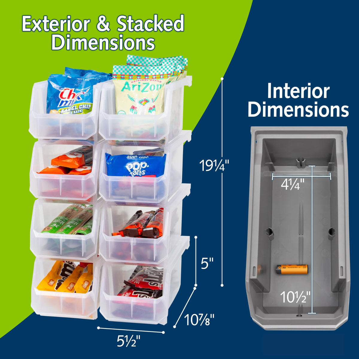 ReadySpace heavy-duty plastic bin keeps garage tools organized and within reach