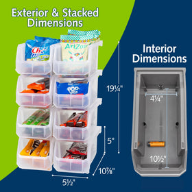 ReadySpace heavy-duty plastic bin keeps garage tools organized and within reach