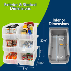 ReadySpace heavy-duty plastic bin designed for garage organization