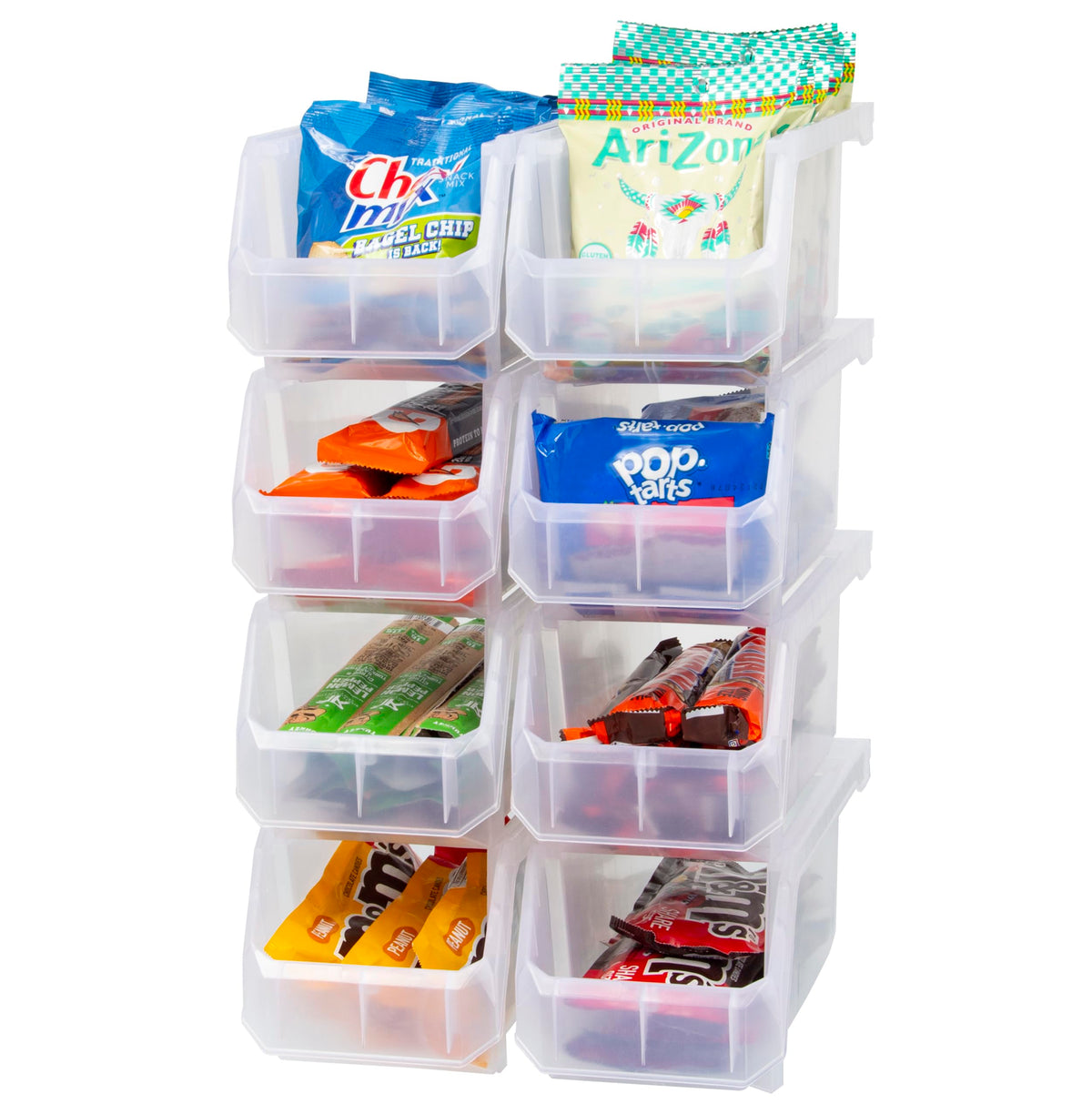 ReadySpace medium storage bin with open front for easy shelf access and visibility