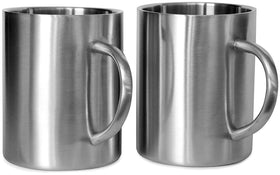 Real Deal Steel stylish office mug for coffee or tea at your desk.