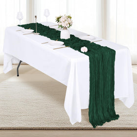 RealBox baby shower backdrop drape using emerald runner creates warm ambiance