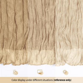 RealBox beige gauze runner used as gift-wrapping accent for special occasions.