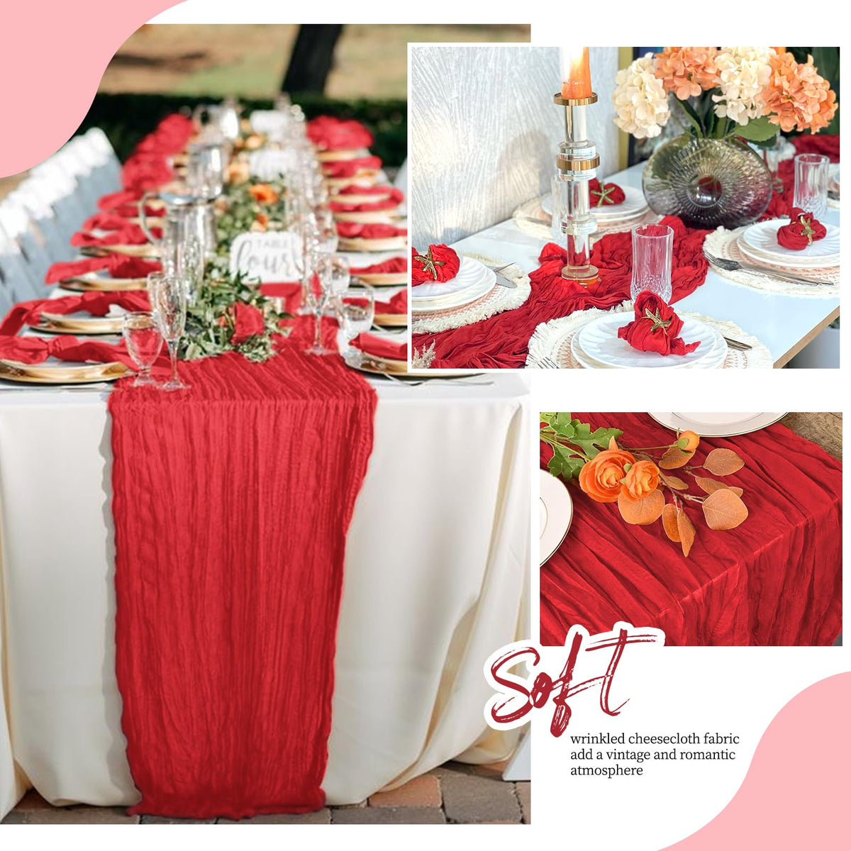 RealBox close-up shows durable seams and soft touch of cheesecloth