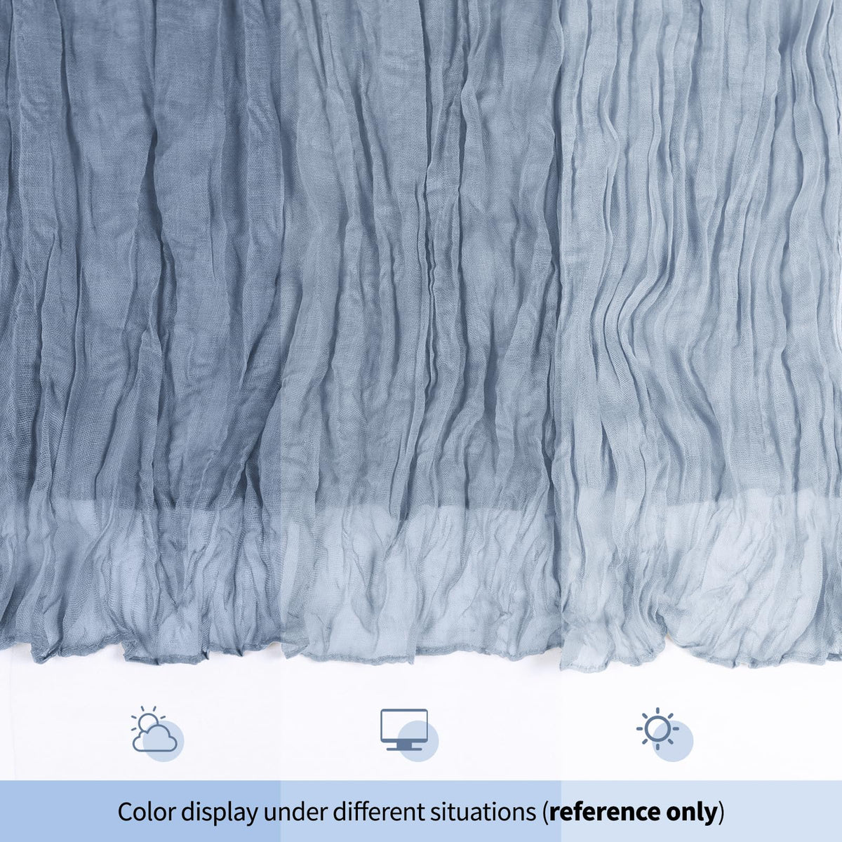 RealBox 12-pack dusty blue table runners ready for celebrations.