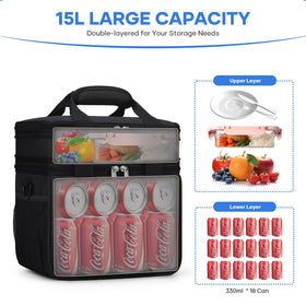 RealCool lunch bag interior lining proving leakproof design for spills