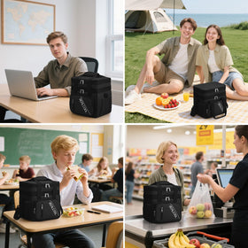 Real Cool lunch bag in real-life scenarios for work, travel, and camping