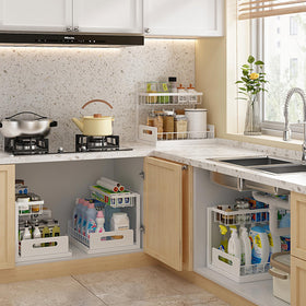 REALINN rust-resistant steel with bake-on finish stays clean in kitchens