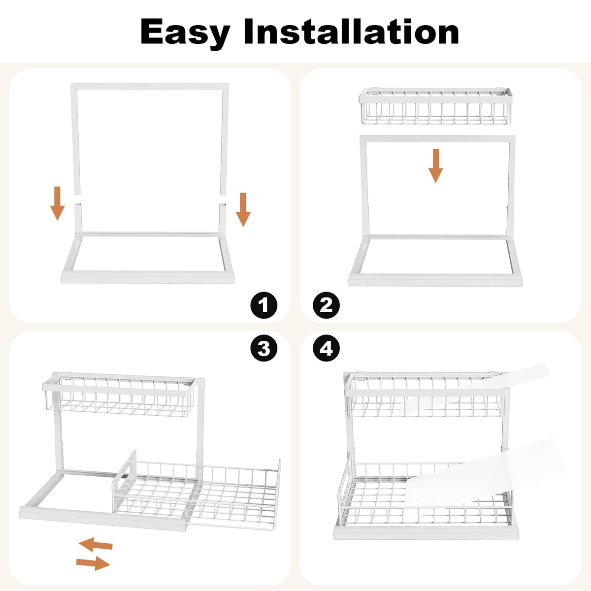 REALINN easy installation gets you organized in minutes.